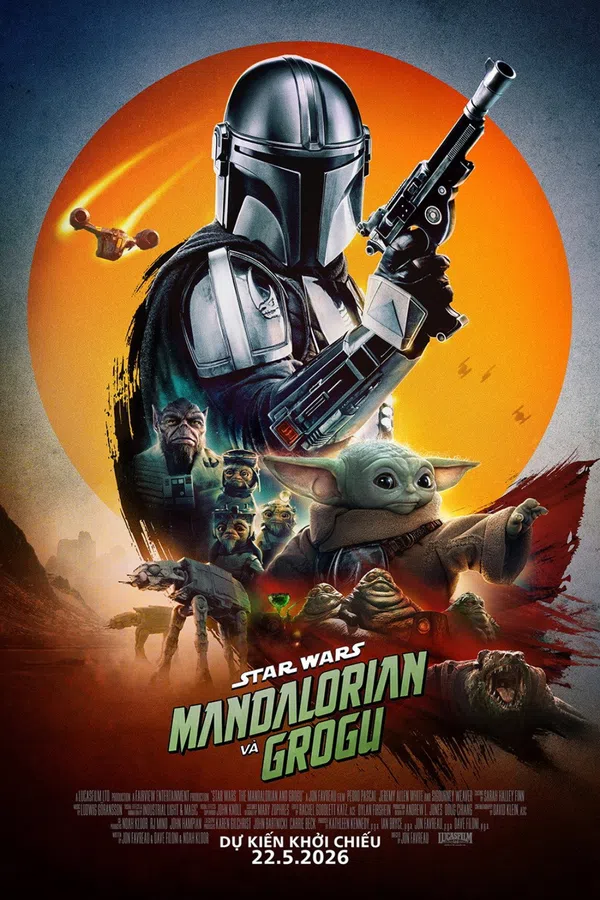 Poster phim Star Wars: Mandalorian và Grogu trên PhimMoi